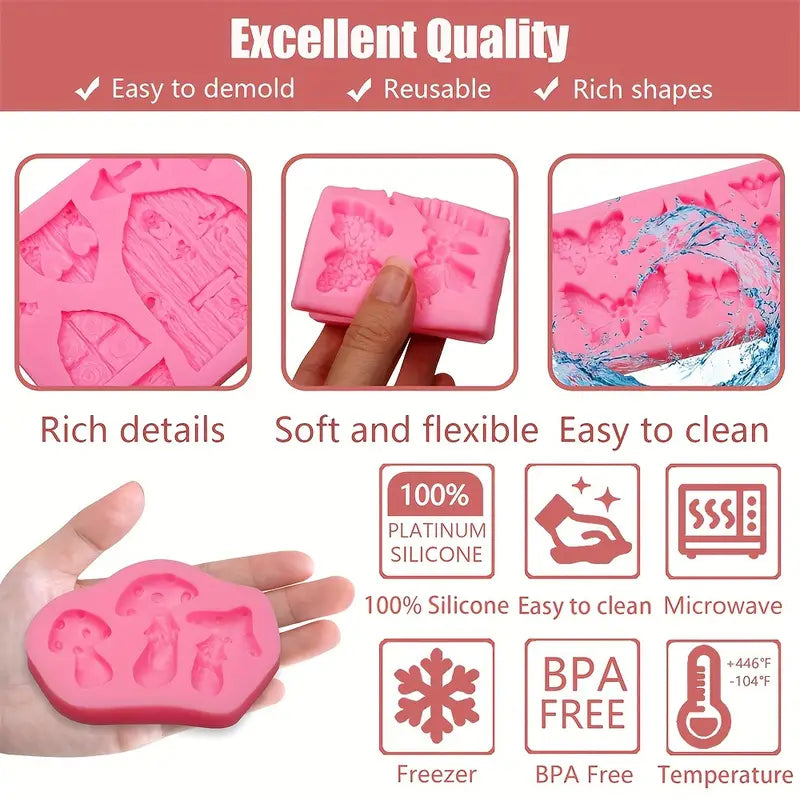 Silicone Mould - Fairy Door/House - S566