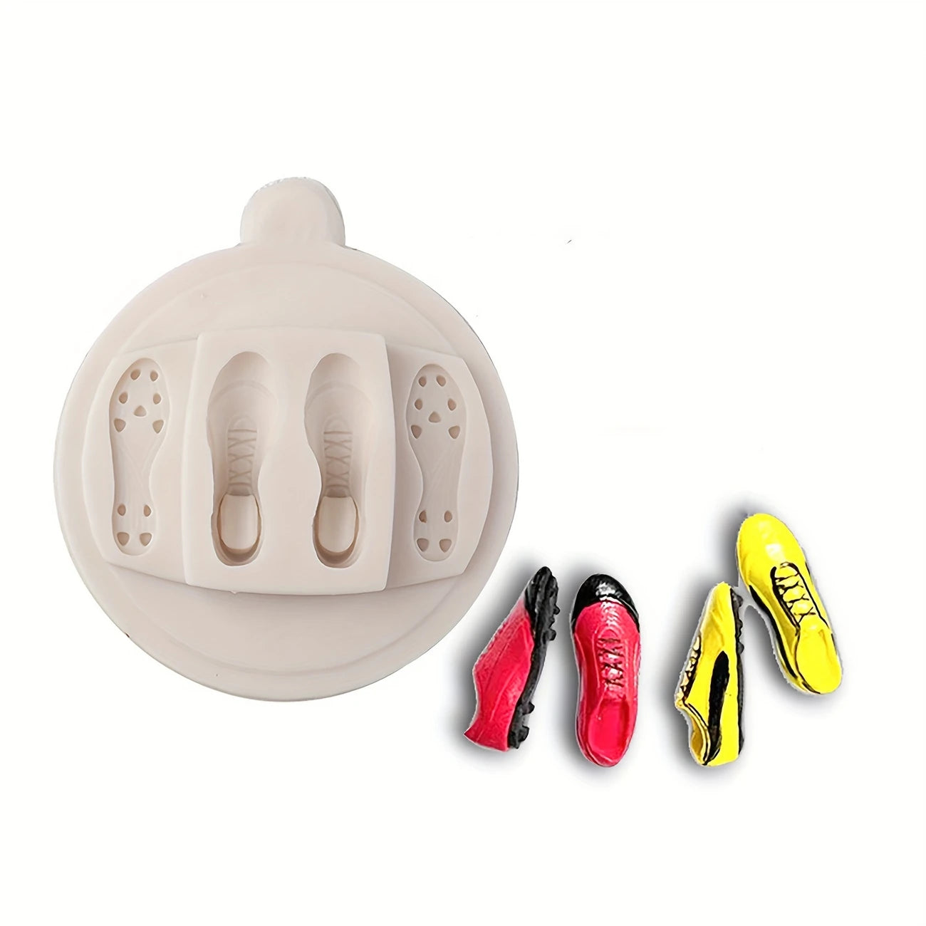 Silicone Mould - Soccer / Football Boots - S404