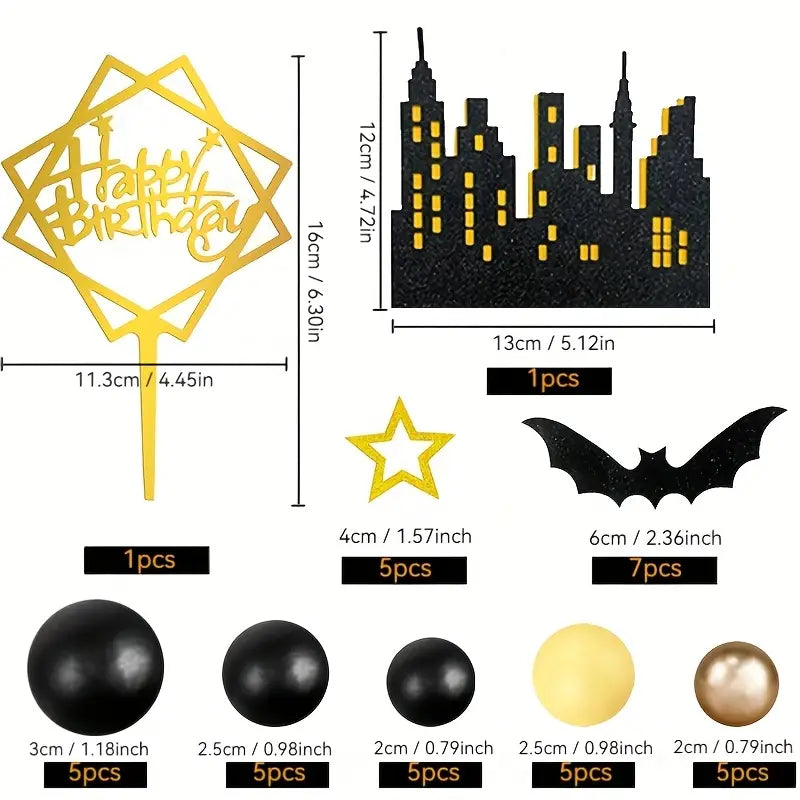 Batman Cake Decorating Kit