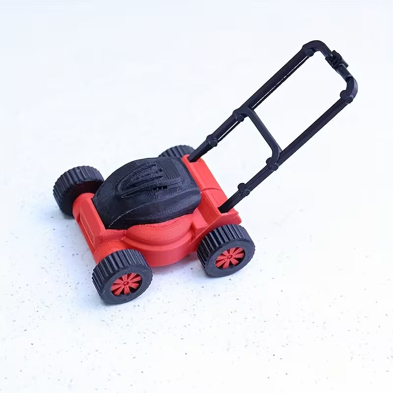 Miniature Lawn Mower Cake Topper