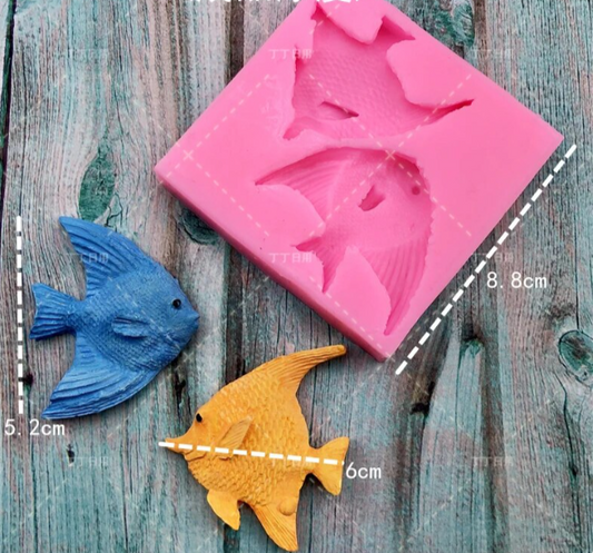 Silicone Mould -  2PC Fish - S696