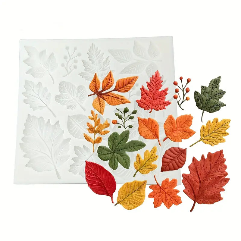 Assorted Maple Leaf Silicone Mould S647