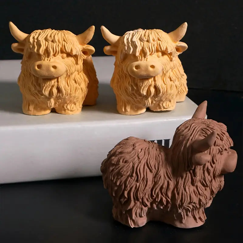 Silicone Mould - Highland Cow V1 - S617