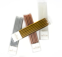 Cake & Candle Tall Cake Candles - Gold (Pack of 12)