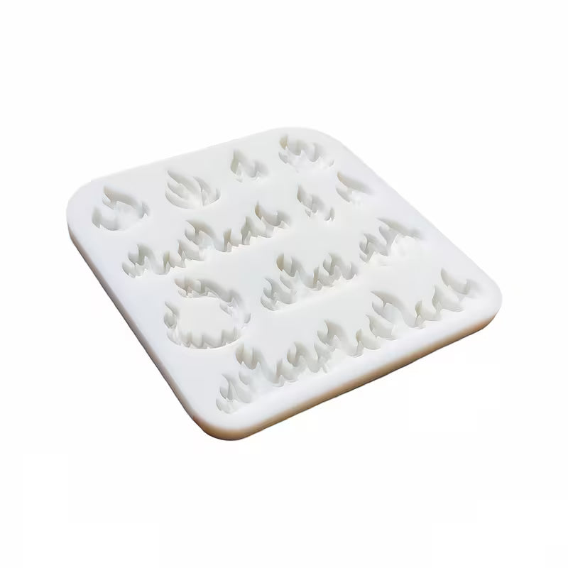Silicone Mould - Assorted Flames - S493
