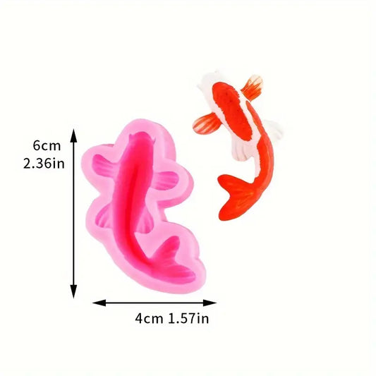 Carp/ Goldfish Silicone Mould 6cm - S665