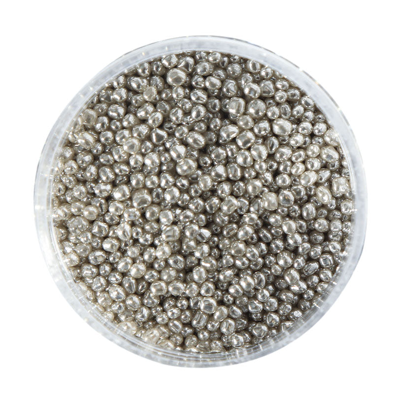75g Sprinks 2mm Cachous - Silver