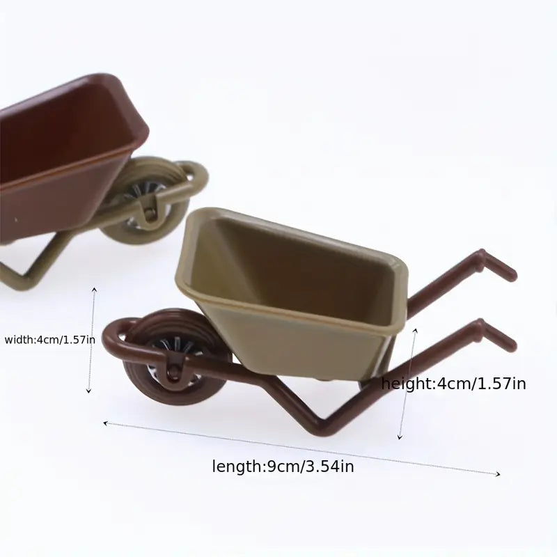 Single Mini Wheelbarrow Figurine