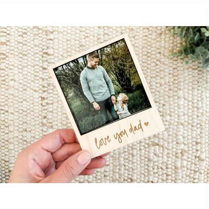 Dad, I Love You Photo Frame - Wooden