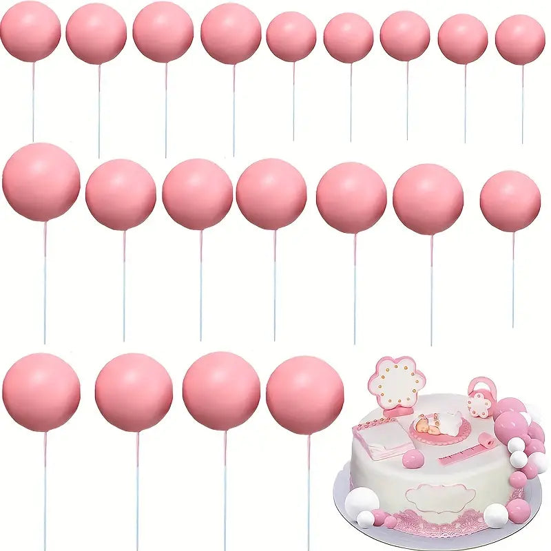 5PC Ball Topper - Large - Pink