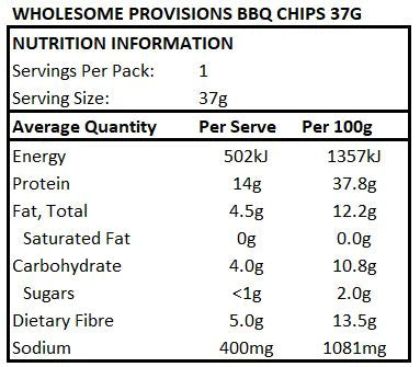 Wholesome Provisions Low Carb Chips - Barbecue 35g.