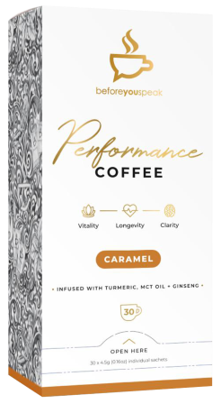 Before You Speak Coffee - Caramel - Performance Coffee - 30 Serves