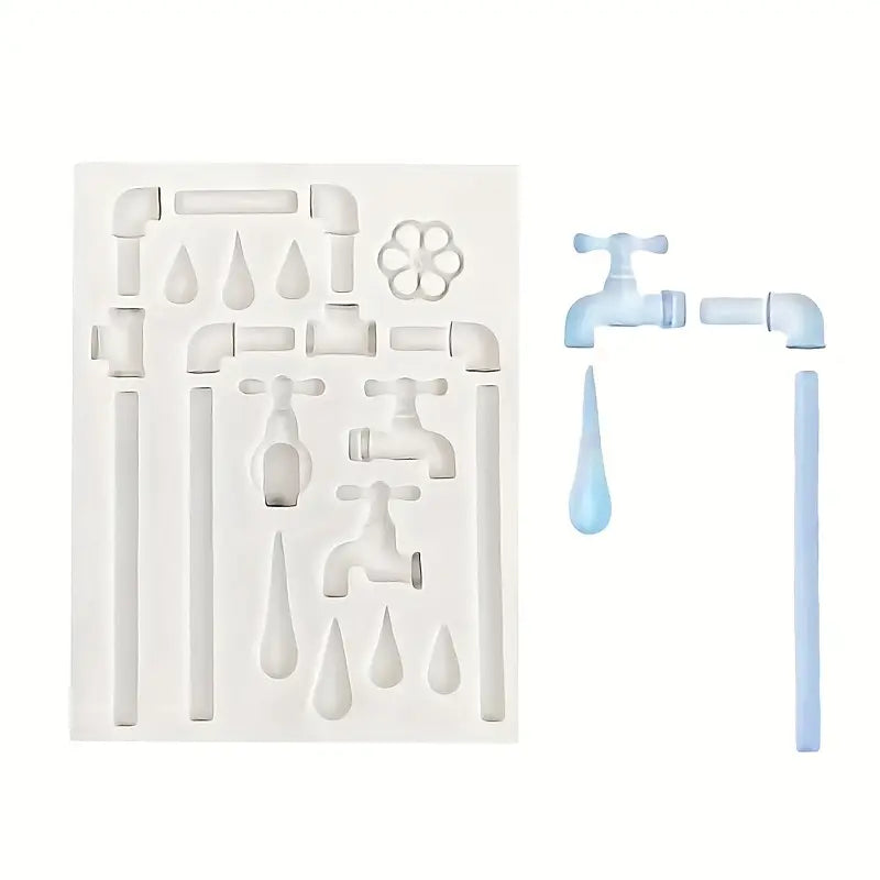 Silicone Mould - Plumbing, Taps, Pipes - S520