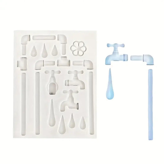 Silicone Mould - Plumbing, Taps, Pipes - S520