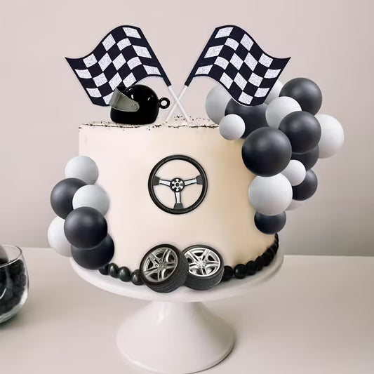 16Pc Motorcross Cake Decorating Kit