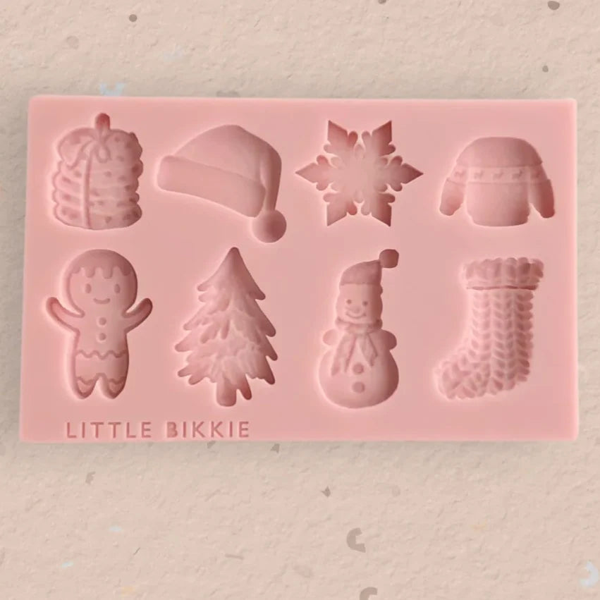 Christmas #1 Silicone Mould - Little Bikkie