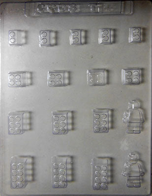 Chocolate Mould - Building Blocks/ Lego People
