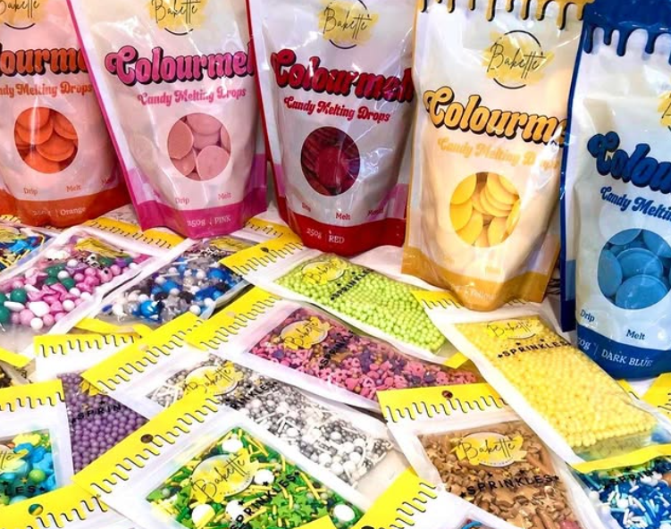 Bakette Colourmelt Candy Melting Drops 250g - Assorted Colours