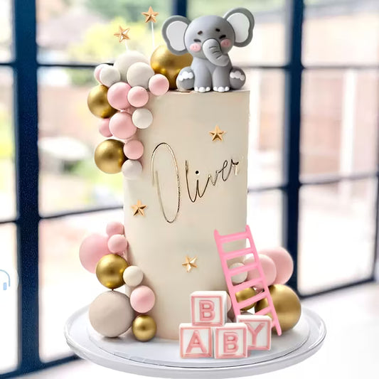 Elephant Cake Decorating Kit 25pc - Pink