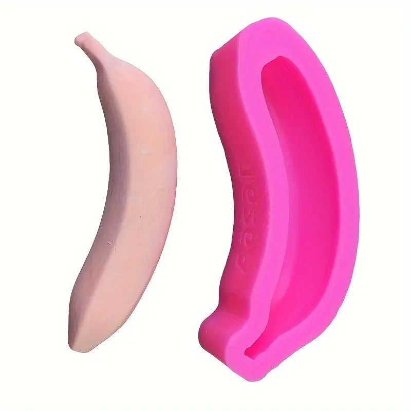 Silicone Mould - Large Banana - S518