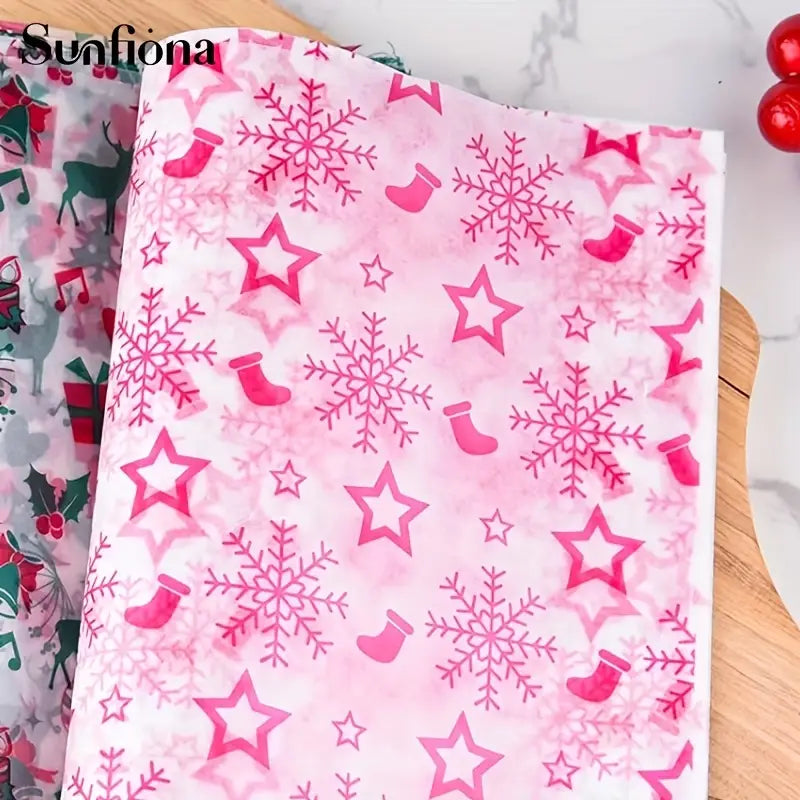 50PC Wax Paper Cookie Box Liners - Assorted Designs