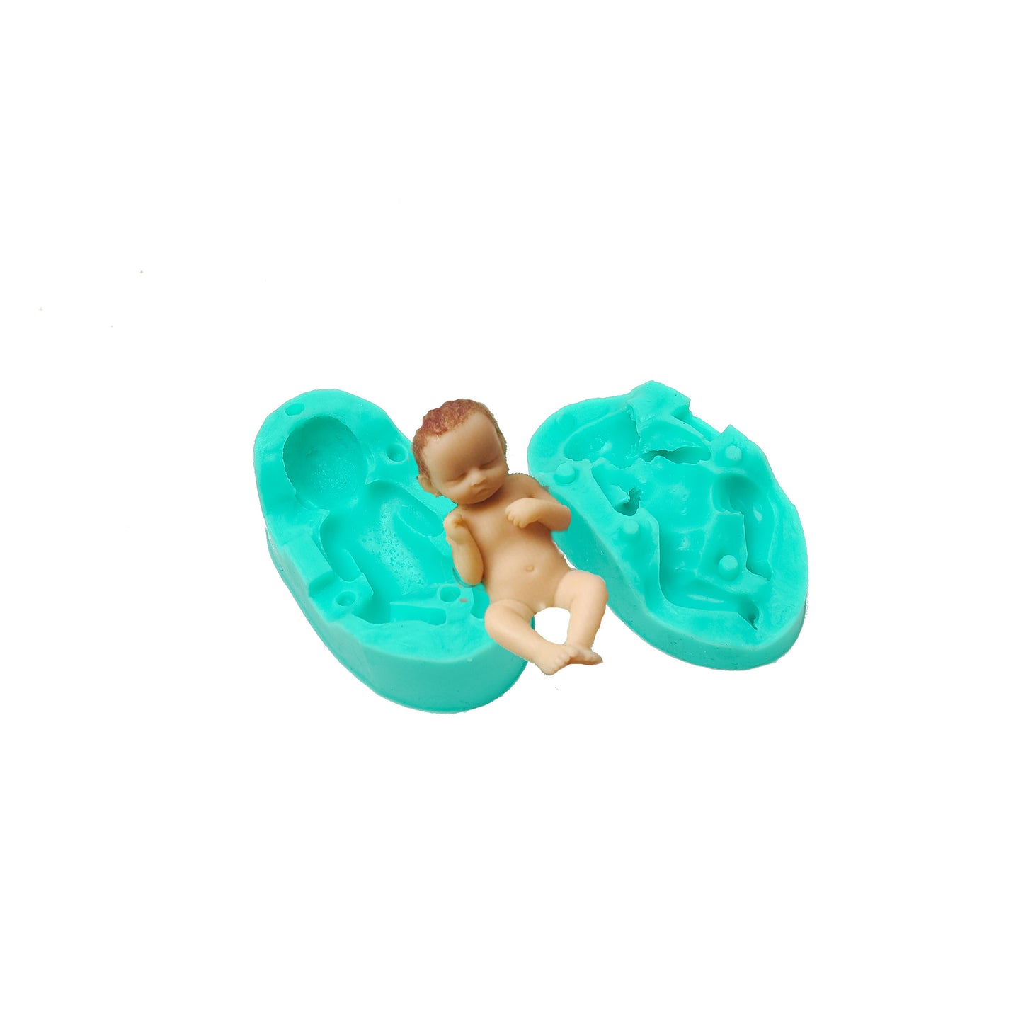 Silicone Mould - Baby Sleeping 2 - S585