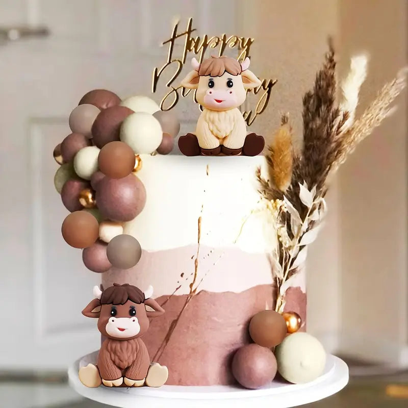 Highland Cow Cake Decorating Kit