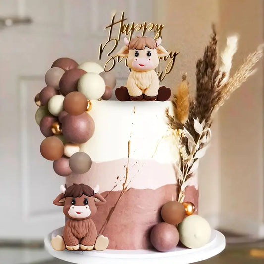 Highland Cow Cake Decorating Kit