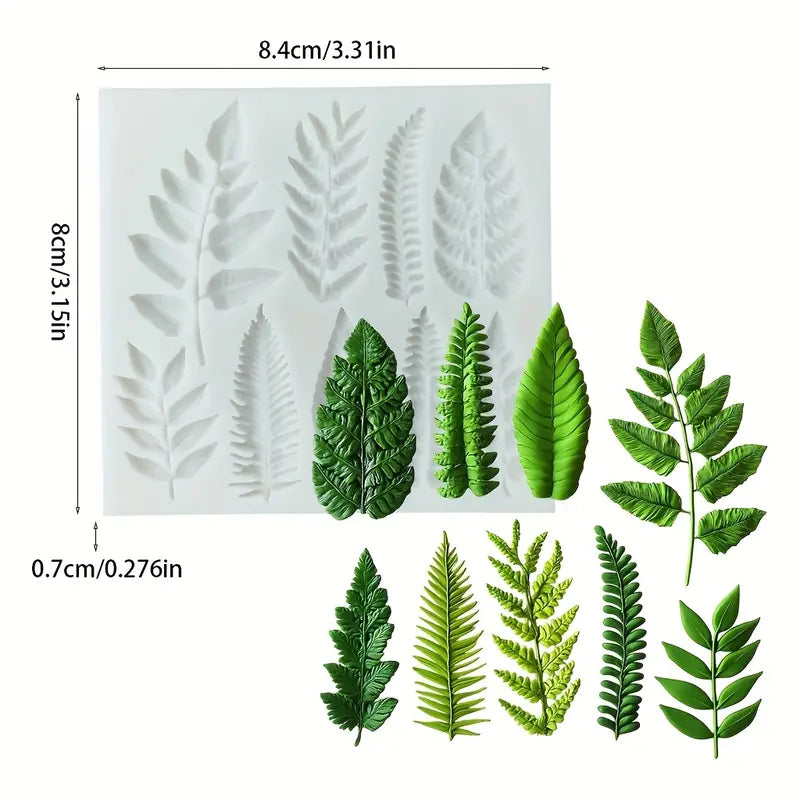 Silicone Mould - Fern Leaf - S620