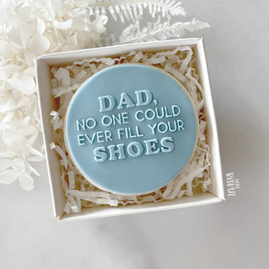 Little Biskut Debosser - Dad, No One Could Ever Fill Your Shoes.