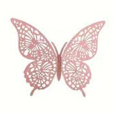 12PC Butterfly Pink - Assorted