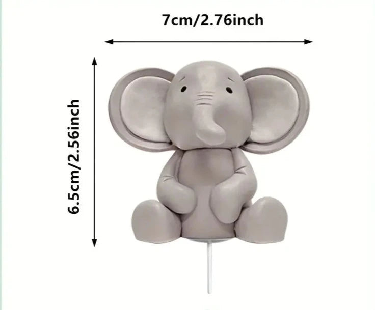 Soft Pottery Elephant - Grey