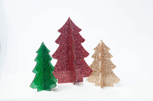 Acrylic Christmas Tree's Small.