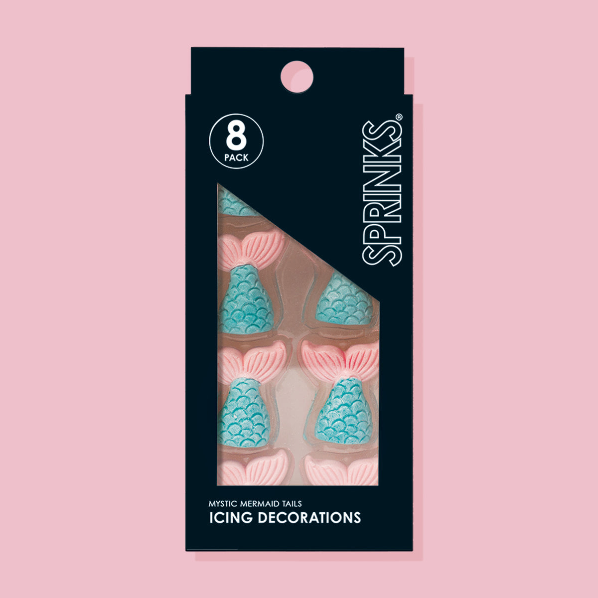 Sprinks Mystic - Mermaid Tails Icing Decorations 8PK