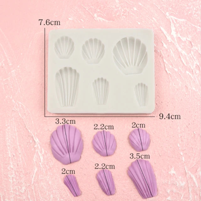 Silicone Mould - Shells / Madeline - S567