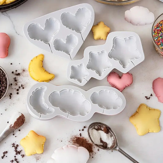 Silicone Mould - Balloon Set Clouds S598