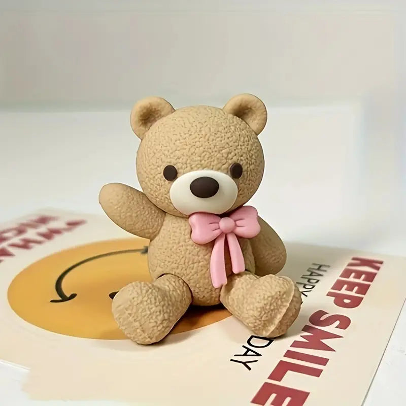 Assorted Bear Topper 1PC with Heart & Bow