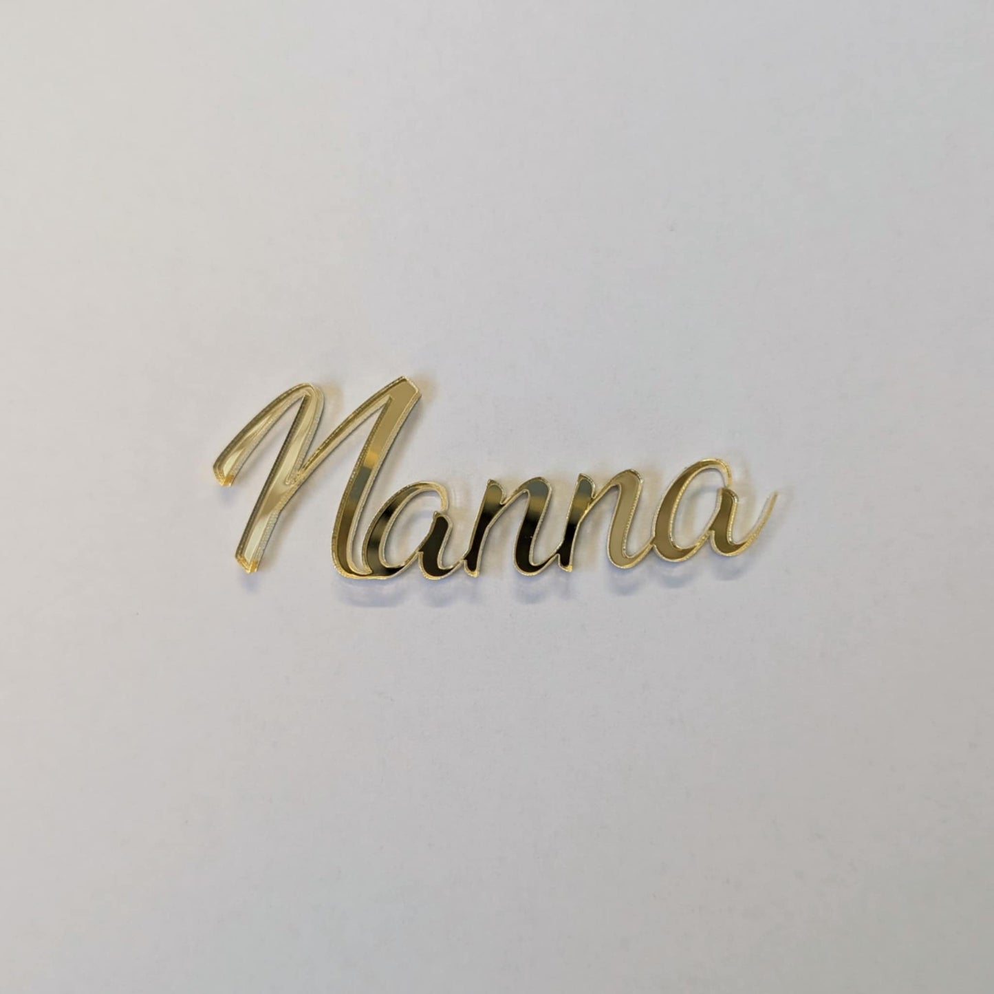 Acrylic Mothers Day Fropper- Gold