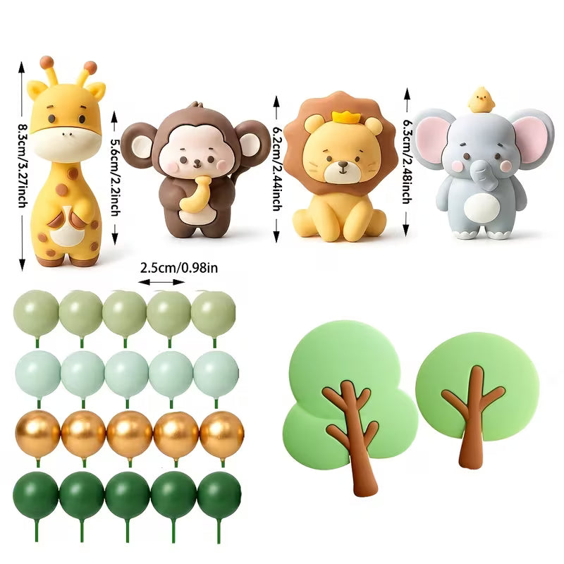 Jungle Animal V1 Cake Decorating Kit