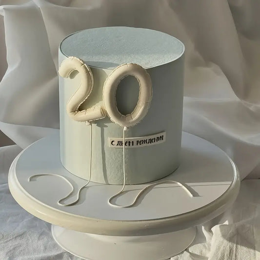 Silicone Mould - Balloon Set Numbers 2PC S599