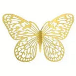 12PC Butterfly Gold - Assorted