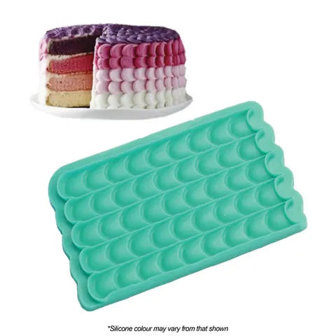 Cake Craft Silicone Mould - Fish Scale