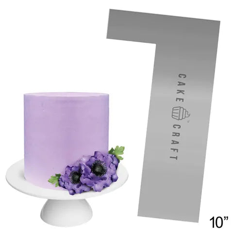 Cake Craft Scraper - Buttercream Comb Straight Edge 10"