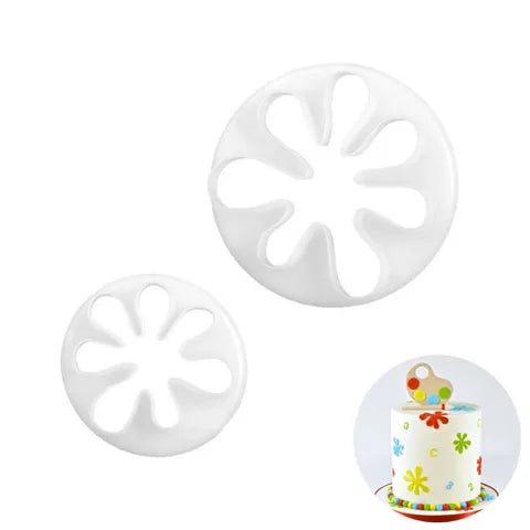 Cake Craft - Splash Impression Cutter Set - 2pc