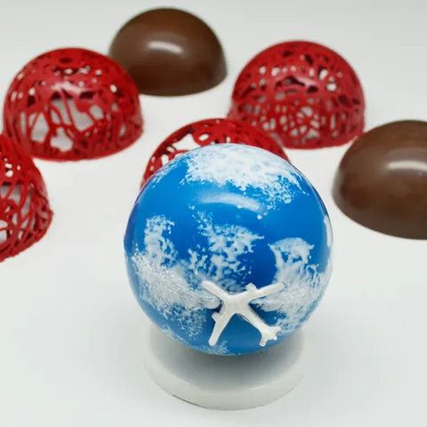 BWB - Sphere 70mm 3PC Chocolate Mould.