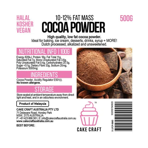 500g Low Fat Cocoa Powder