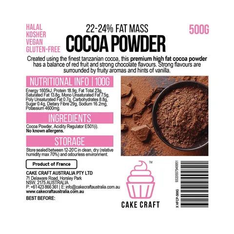 500g Low Fat Cocoa Powder