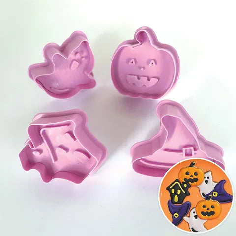 4PC Halloween Plunger Cutter Set.