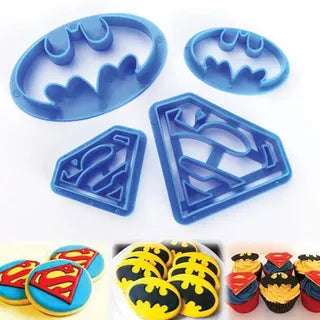 4PC Batman and Superman Cutters.