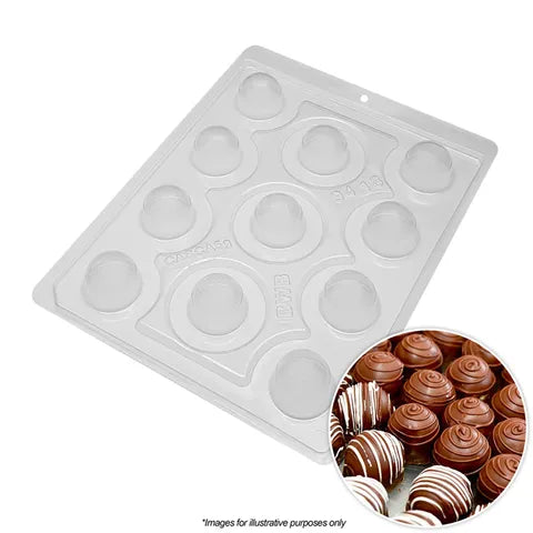 BWB - Sphere 30mm 3PC Chocolate Mould.